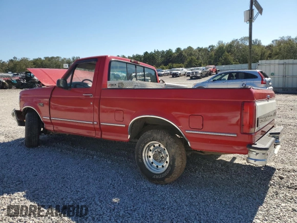 1995 Ford F-150 with VIN 1FTEF15N8SNA75419, listed as a Copart auction lot 74993694 with 0 mi miles and Salvage Title. Bid and sale history available at carsss.com. Image 2.