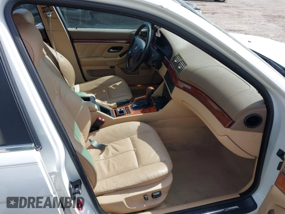 1998 BMW 5 Series 528iA with VIN WBADD6329WBW45360, listed as a IAAI auction lot 41872166 with 110,393 mi miles. Bid and sale history available at carsss.com. Image 5.