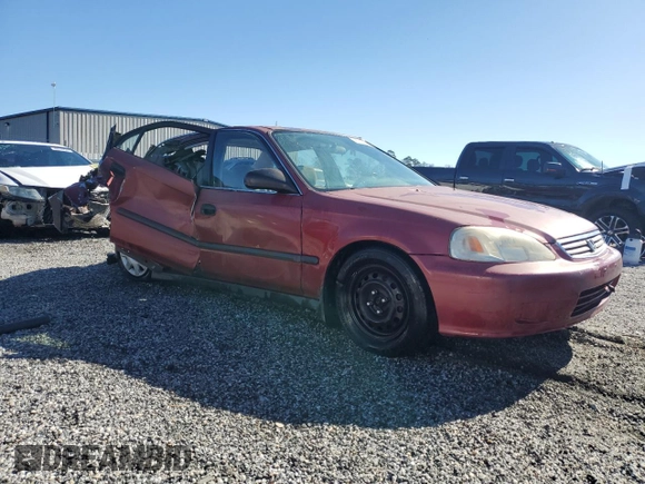 2000 Honda Civic LX with VIN 2HGEJ6670YH596097, listed as a Copart auction lot 47732515 with 269,184 mi miles and Non Repairable. Bid and sale history available at carsss.com. Image 4.