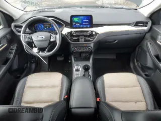 2021 Ford Escape Titanium with VIN 1FMCU9J98MUA73257, listed as a Copart auction lot 74838394 with 41,294 mi miles and Salvage Title. Bid and sale history available at carsss.com. Image 8.