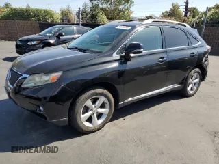 2011 Lexus RX 350 with VIN 2T2BK1BA9BC097668, listed as a Copart auction lot 61600265 with 135,527 mi miles and Salvage title. Bid and sale history available at DreamBid. Image 1.
