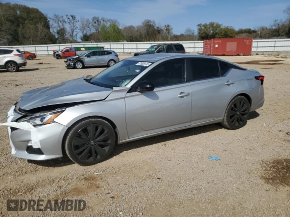 2022 Nissan Altima 2.5 SR with VIN 1N4BL4CV5NN384176, listed as a Copart auction lot 47608135 with 75,831 mi miles and Salvage Title. Bid and sale history available at carsss.com. Image 1.