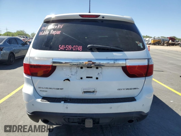 2013 Dodge Durango Citadel с VIN 1C4SDJET1DC658064, выставлен на аукционе Copart как лот 59292475 с пробегом 195 474 миль миль и Чистый • Clean title. История ставок и продаж доступна на DreamBid. Изображение 6.
