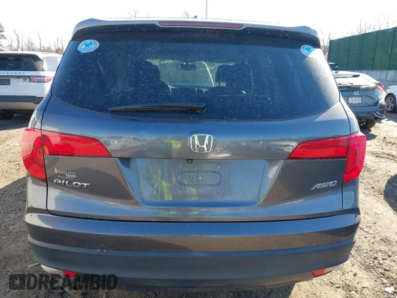 2017 Honda Pilot EX-L with VIN 5FNYF6H59HB101815, listed as a IAAI auction lot 41704661 with 130,479 mi miles and . Bid and sale history available at DreamBid. Image 16.