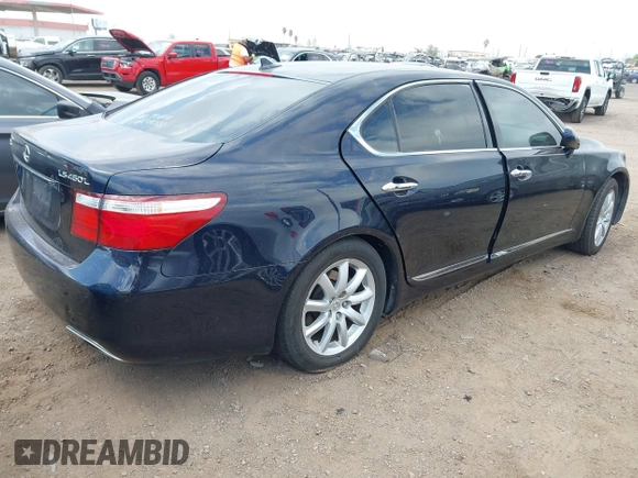 2007 Lexus LS 460 L with VIN JTHGL46F075012993, listed as a IAAI auction lot 42182467 with 115,180 mi miles and . Bid and sale history available at DreamBid. Image 4.