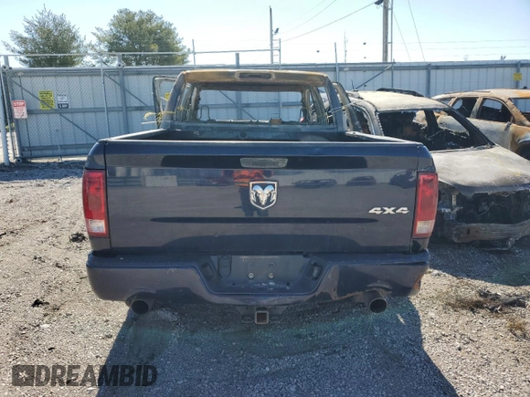 2012 Ram 1500 Express with VIN 1C6RD7KT3CS214895, listed as a Copart auction lot 47806735 with Not provided miles and Salvage title. Bid and sale history available at DreamBid. Image 6.