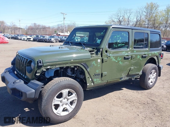 2021 Jeep Wrangler Unlimited Sport Altitude с VIN 1C4HJXDN8MW701628, выставлен на аукционе IAAI как лот 42059202 с пробегом 73 814 миль миль и . История ставок и продаж доступна на DreamBid. Изображение 6.