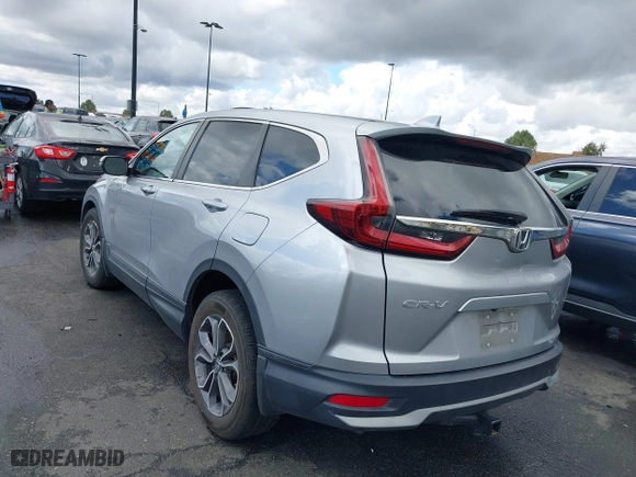 2020 Honda CR-V EX with VIN 2HKRW1H58LH423721, listed as a IAAI auction lot 41781203 with 82,453 mi miles. Bid and sale history available at carsss.com. Image 3.