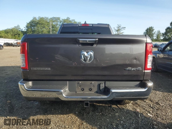 2020 Ram 1500 Big Horn with VIN 1C6RRFBG8LN297687, listed as a Copart auction lot 67943934 with 20,615 mi miles and Salvage Title. Bid and sale history available at carsss.com. Image 6.