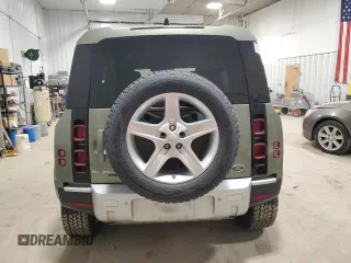 2020 Land Rover Defender SE with VIN SALEP7EU1L2020684, listed as a Copart auction lot 82365924 with 35,457 mi miles and Salvage title. Bid and sale history available at DreamBid. Image 6.