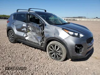 2017 Kia Sportage EX with VIN KNDPN3AC1H7225234, listed as a Copart auction lot 57290225 with 23,813 mi miles and Salvage title. Bid and sale history available at DreamBid. Image 4.