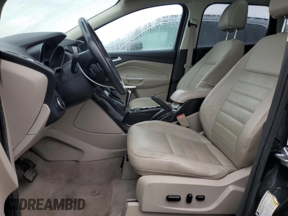 2014 Ford Escape Titanium with VIN 1FMCU9J90EUC89590, listed as a Copart auction lot 43985065 with 128,878 mi miles and Salvage Title. Bid and sale history available at carsss.com. Image 7.