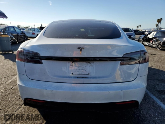 2022 Tesla Model S with VIN 5YJSA1E59NF469984, listed as a Copart auction lot 38543354 with Not provided miles and . Bid and sale history available at DreamBid. Image 6.