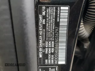 2014 Mercedes-Benz CLA 250 with VIN WDDSJ4EB6EN036797, listed as a Copart auction lot 58119915 with 117,823 mi miles and Clean title. Bid and sale history available at DreamBid. Image 12.