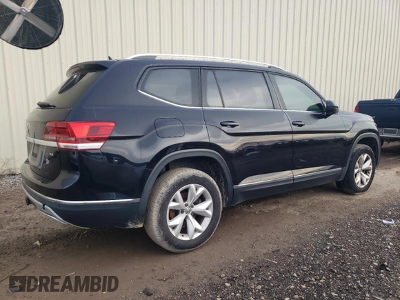 2018 Volkswagen Atlas SEL with VIN 1V2ER2CA3JC543336, listed as a Copart auction lot 88671255 with 141,195 mi miles and Clean title. Bid and sale history available at DreamBid. Image 3.