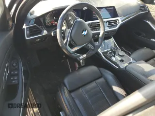 2020 BMW 3 Series 330i xDrive with VIN WBA5R7C04LFH50602, listed as a Copart auction lot 88260075 with 97,781 mi miles and Salvage Title. Bid and sale history available at carsss.com. Image 8.