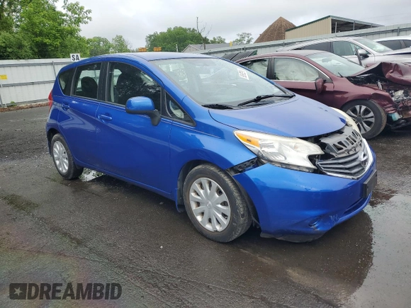 2014 Nissan Note S Plus z VIN 3N1CE2CP1EL409396, wystawiony jako Copart lot #58696295 z przebiegiem 57 001 mil mil oraz Szkoda całkowita • Salvage title. Historia ofert i sprzedaży dostępna na DreamBid. Obrazek 4.