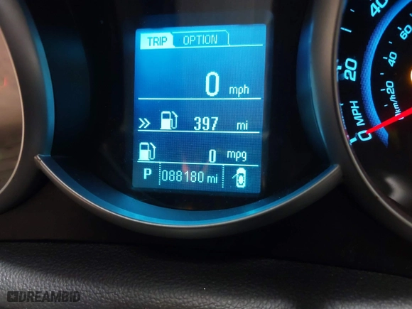 2015 Chevrolet Cruze LS with VIN 1G1PA5SH3F7150317, listed as a IAAI auction lot 41825885 with 88,180 mi miles. Bid and sale history available at carsss.com. Image 15.
