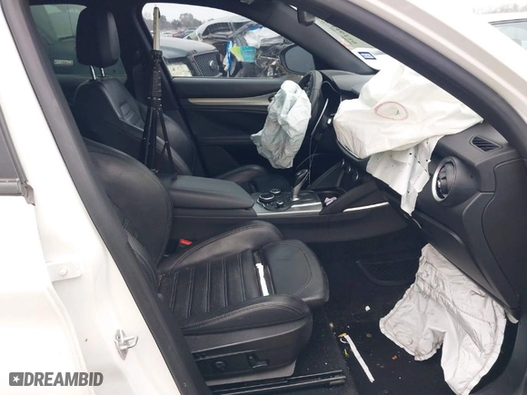 2018 Alfa Romeo Stelvio Ti Sport with VIN ZASFAKNN2J7B88396, listed as a IAAI auction lot 41446139 with 1 mi miles. Bid and sale history available at carsss.com. Image 5.