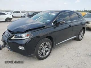 2014 Lexus RX 450h with VIN JTJZB1BA1E2413678, listed as a Copart auction lot 68524544 with 104,784 mi miles and Salvage title. Bid and sale history available at DreamBid. Image 1.