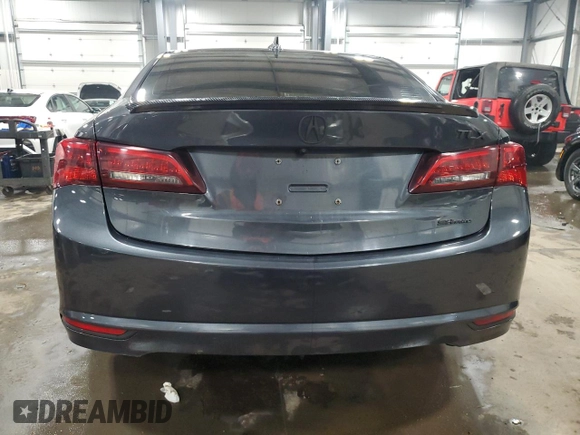 2015 Acura TLX V6 Tech with VIN 19UUB3F57FA000890, listed as a Copart auction lot 89126765 with 127,175 mi miles and Salvage Title. Bid and sale history available at carsss.com. Image 6.