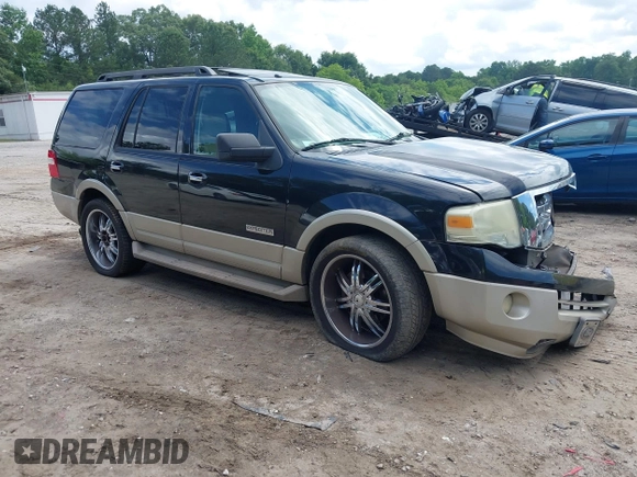 2008 Ford Expedition Eddie Bauer with VIN 1FMFU17508LA51476, listed as a IAAI auction lot 42418155 with 250,541 mi miles and . Bid and sale history available at DreamBid. Image 1.