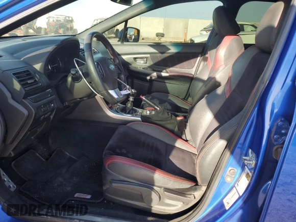 2015 Subaru WRX STI with VIN JF1VA2L69F9808551, listed as a Copart auction lot 47611565 with 67,584 mi miles and Salvage title. Bid and sale history available at DreamBid. Image 7.