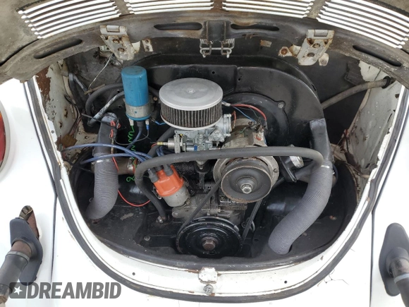 1976 Volkswagen Beetle with VIN 1562109448, listed as a Copart auction lot 48536135 with 10,295 mi miles and Salvage Title. Bid and sale history available at DreamBid. Image 11.