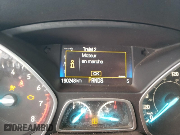2017 Ford Escape SE with VIN 1FMCU9GD3HUD69496, listed as a Copart auction lot 81985834 with 190,248 mi miles and Salvage Title. Bid and sale history available at carsss.com. Image 9.