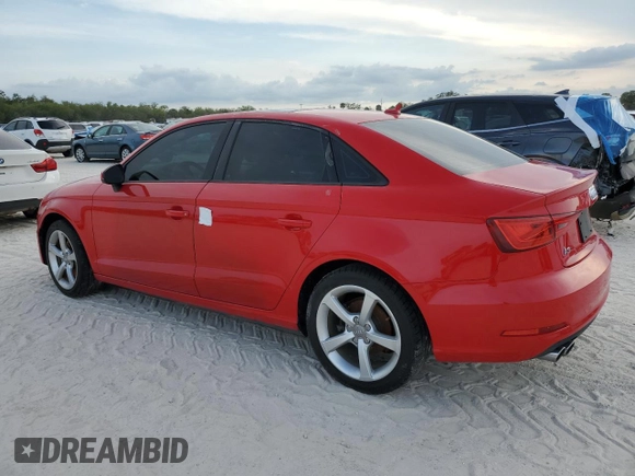 2015 Audi A3 Premium with VIN WAUACGFF6F1074961, listed as a Copart auction lot 57875045 with Not provided miles and Salvage title. Bid and sale history available at DreamBid. Image 2.