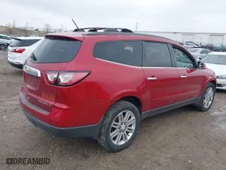 2014 Chevrolet Traverse LT with VIN 1GNKRGKDXEJ326811, listed as a IAAI auction lot 42006727 with 190,612 mi miles. Bid and sale history available at carsss.com. Image 4.