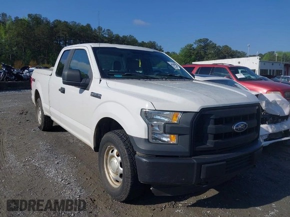 2016 Ford F-150 XLT with VIN 1FTEX1E89GFA95834, listed as a IAAI auction lot 41986995 with 153,202 mi miles. Bid and sale history available at carsss.com. Image 1.