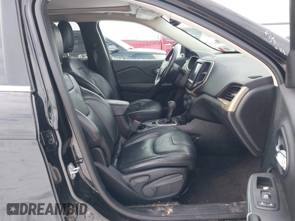 2017 Jeep Cherokee Limited with VIN 1C4PJMDS1HW505617, listed as a IAAI auction lot 41461389 with 97,978 mi miles. Bid and sale history available at carsss.com. Image 5.