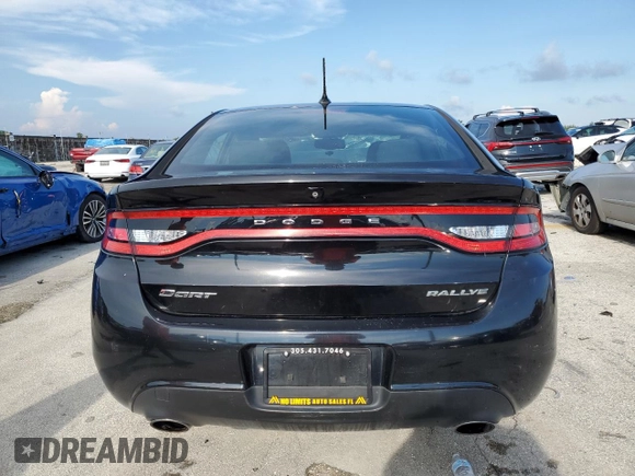 2013 Dodge Dart SXT with VIN 1C3CDFBA8DD118780, listed as a Copart auction lot 57440395 with 89,360 mi miles and Non repairable. Bid and sale history available at DreamBid. Image 6.
