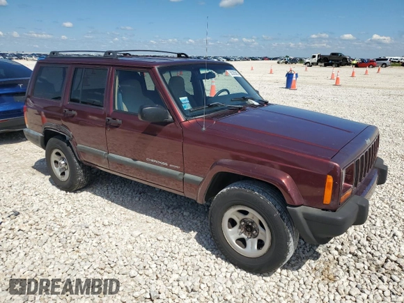 2001 Jeep Cherokee Sport with VIN 1J4FT48S21L538823, listed as a Copart auction lot 56385885 with 157,808 mi miles and Clean title. Bid and sale history available at DreamBid. Image 4.
