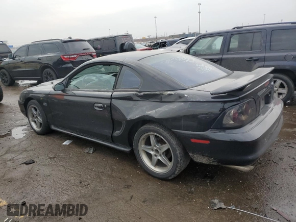 1995 Ford Mustang GT with VIN 1FALP42T6SF280181, listed as a Copart auction lot 43756215 with 57,522 mi miles and Salvage title. Bid and sale history available at DreamBid. Image 2.