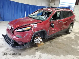 2017 Jeep Cherokee Sport z VIN 1C4PJMAB9HW632569, wystawiony jako Copart lot #54710555 z przebiegiem 109 800 mil mil oraz Szkoda całkowita • Salvage title. Historia ofert i sprzedaży dostępna na DreamBid. Obrazek 1.