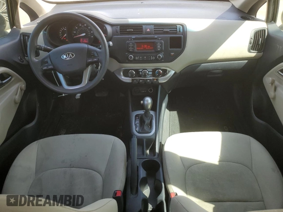 2013 Kia Rio LX with VIN KNADM4A36D6225190, listed as a Copart auction lot 50087115 with 64,895 mi miles and Salvage Title. Bid and sale history available at carsss.com. Image 8.