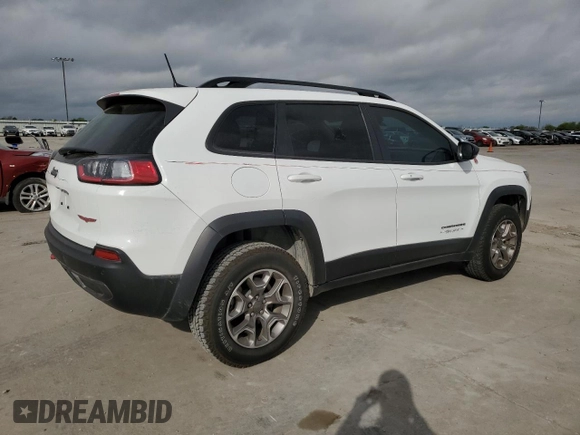 2022 Jeep Cherokee Trailhawk with VIN 1C4PJMBXXND502267, listed as a Copart auction lot 48522564 with 28,554 mi miles and Clean Title. Bid and sale history available at carsss.com. Image 3.