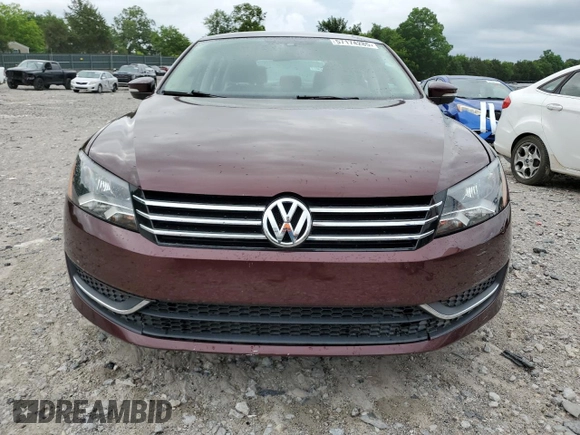 2014 Volkswagen Passat Wolfsburg Edition with VIN 1VWAS7A30EC028920, listed as a Copart auction lot 57174285 with 129,797 mi miles and Salvage title. Bid and sale history available at DreamBid. Image 5.