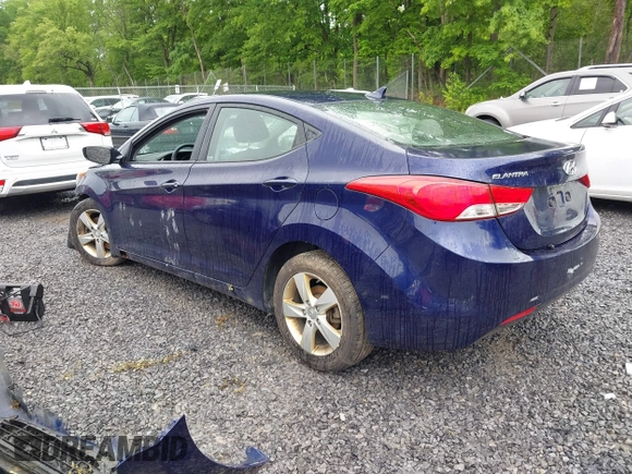 2013 Hyundai Elantra GLS with VIN 5NPDH4AE3DH179834, listed as a IAAI auction lot 42411000 with 113,198 mi miles and . Bid and sale history available at DreamBid. Image 3.