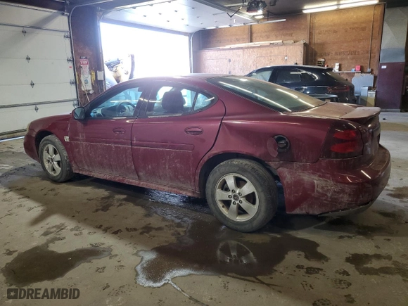 2006 Pontiac Grand Prix with VIN 2G2WP552961131636, listed as a Copart auction lot 44033645 with NaN miles and Salvage Title. Bid and sale history available at carsss.com. Image 2.