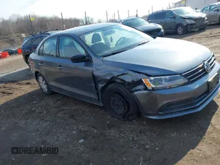 2015 Volkswagen Jetta Sedan 2.0L S with VIN 3VW2K7AJ5FM416888, listed as a IAAI auction lot 41710592 with 65,739 mi miles. Bid and sale history available at carsss.com. Image 1.