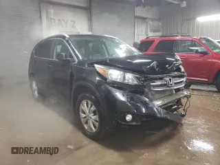 2014 Honda CR-V EX-L with VIN 5J6RM4H72EL055294, listed as a Copart auction lot 42013795 with 125,073 mi miles and Salvage Title. Bid and sale history available at carsss.com. Image 4.