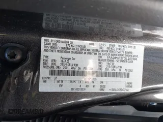 2016 Ford Focus SE with VIN 1FADP3F27GL257596, listed as a IAAI auction lot 41619509 with 75,606 mi miles. Bid and sale history available at carsss.com. Image 9.
