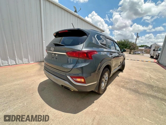 2020 Hyundai Santa Fe SE with VIN 5NMS23AD1LH203182, listed as a Copart auction lot 65295655 with 186,864 mi miles and Clean title. Bid and sale history available at DreamBid. Image 4.
