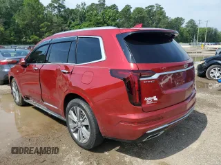 2022 Cadillac XT6 Premium Luxury with VIN 1GYKPCRS7NZ101706, listed as a Copart auction lot 63389985 with 27,021 mi miles and Salvage title. Bid and sale history available at DreamBid. Image 2.