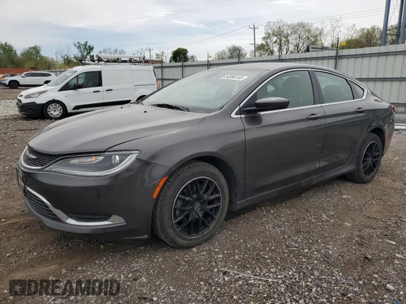 2015 Chrysler 200 Limited with VIN 1C3CCCAB9FN649124, listed as a Copart auction lot 54996145 with 58,679 mi miles and Clean Title. Bid and sale history available at carsss.com. Image 1.