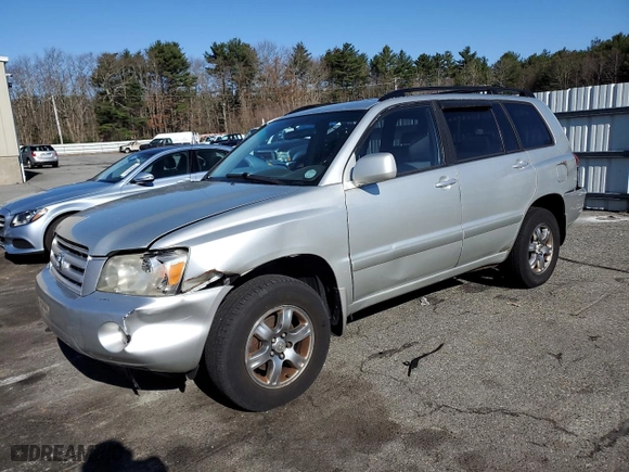 2004 Toyota Highlander with VIN JTEEP21A940016543, listed as a Copart auction lot 53738835 with 235,442 mi miles and Clean Title. Bid and sale history available at carsss.com. Image 1.