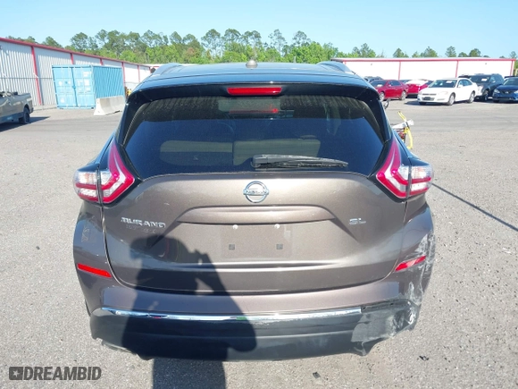 2016 Nissan Murano S with VIN 5N1AZ2MGXGN128770, listed as a IAAI auction lot 41952583 with 147,646 mi miles. Bid and sale history available at carsss.com. Image 15.